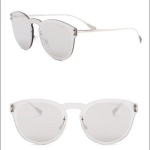 porio Armani – 43mm Round Acetate Frame Sunglasses